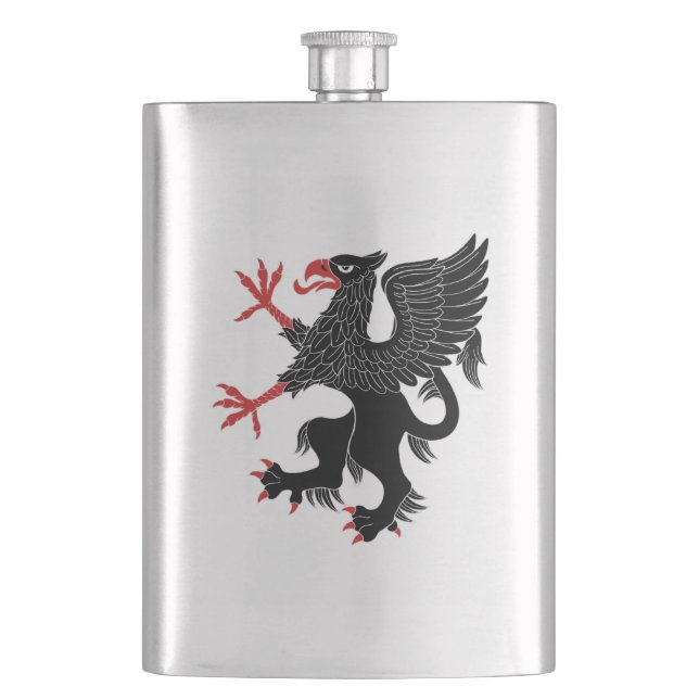 Petaca Griffin Rampant Sable (Anverso)