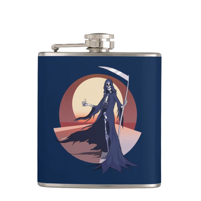 Petaca Grim Reaper Hitchwalk (Anverso)