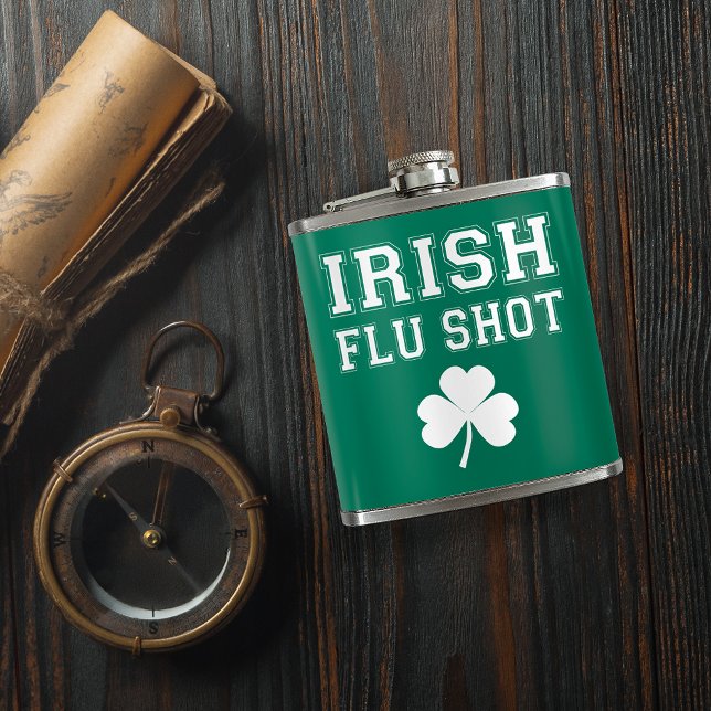 Petaca Gripe irlandesa al calor del Día de San Patricio (Subido por el creador)