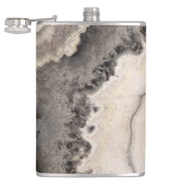 Petaca Gris agre blanco negro gemstone