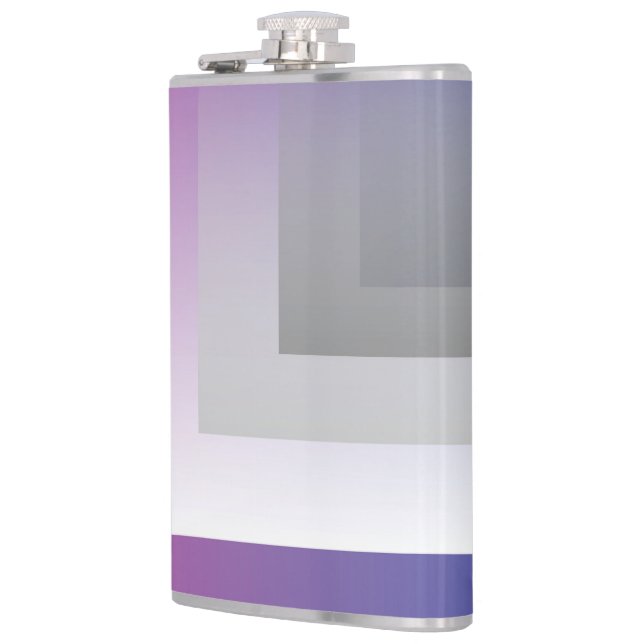 Petaca Gris azul de Fuchsia (Izquierda)