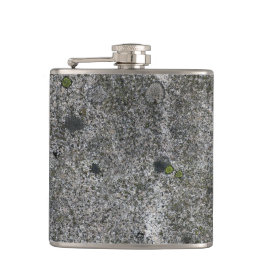 Petaca Gris del granito con el musgo verde