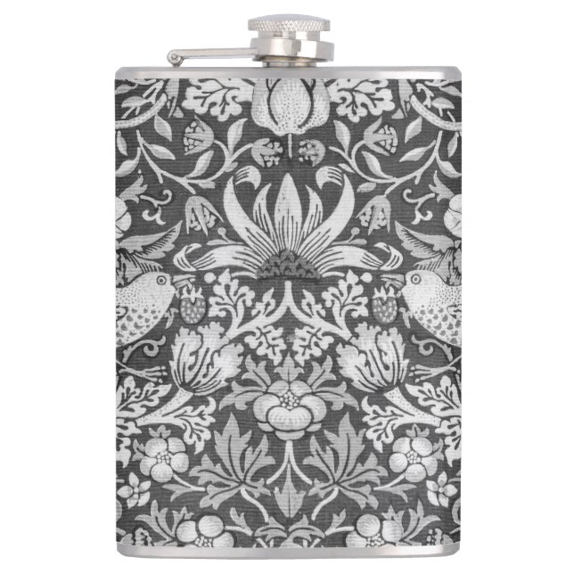 Petaca Gris, ladrón de fresa, William Morris (Anverso)