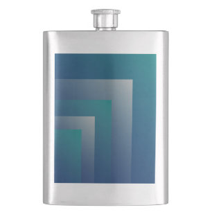 Petaca Gris verde azulado de la marina