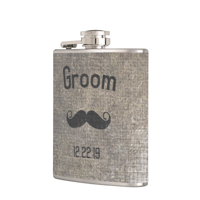 Petaca Groom Flask Mustache (Izquierda)