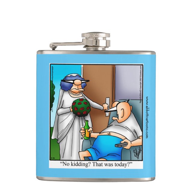 Petaca Groom Humor Flask Gift (Anverso)