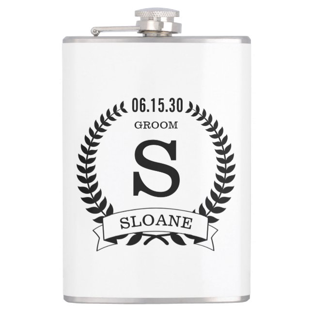 Petaca Groom Inicial (Anverso)