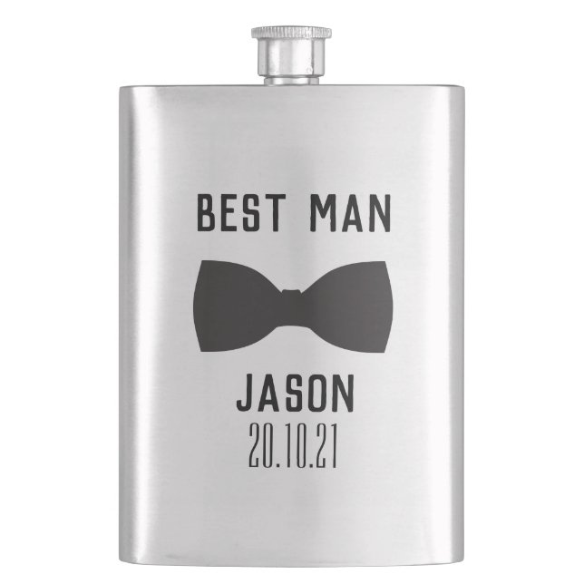 Petaca Groom Mejor Matrimonio Hombre Fiesta de regalo (Anverso)