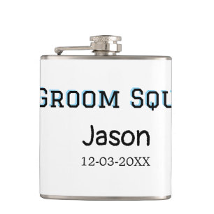 Petaca Groom Squad groomsman despedida de soltera agregar