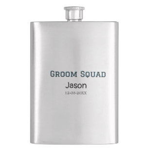 Petaca Groom Squad groomsman despedida de soltera agregar