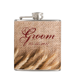 Petaca Groom Whiskey Flask Whiskey Whisky Whisky Whisky W