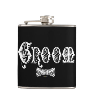 Petaca Groom with Bow Tie White and Black Type