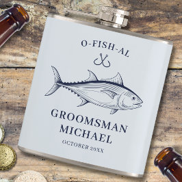 Petaca Groomsman Best Man Simple Fun Gift