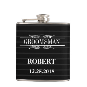 Petaca Groomsman Boda Hip Flask
