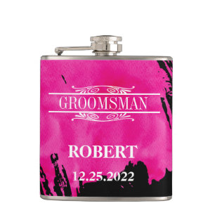Petaca Groomsman Boda Hip Flask