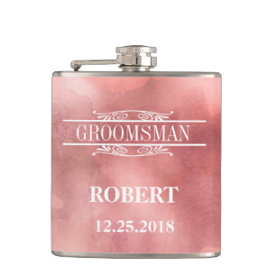 Petaca Groomsman Boda Hip Flask