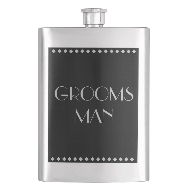 Petaca Groomsman Classic Flask (Anverso)