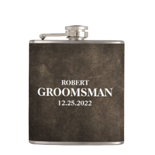 Petaca Groomsmen Boda Flask