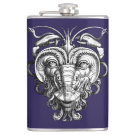 Petaca Grotesco renacentista Gargoyle Face Lobster Man