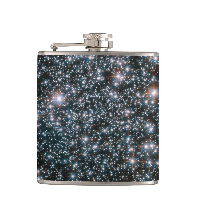 Petaca Grupo de Estrellas Metalizado Pesadas de Hubble (Anverso)