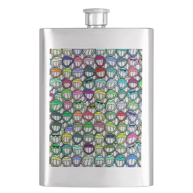 Petaca GRUPO Guay SMILING FACES (Anverso)