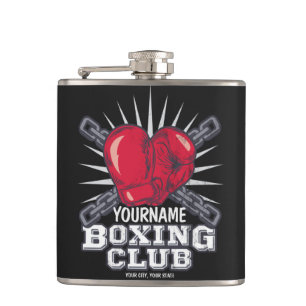 Petaca Guantes de boxeo personalizados luchador campeón b