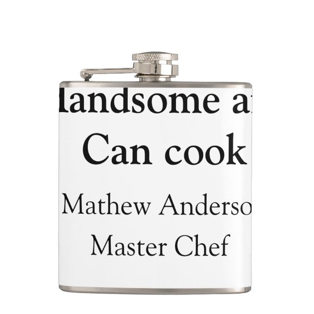 Petaca Guapo y puede cocinar agregar nombre maestro chef  (Anverso)