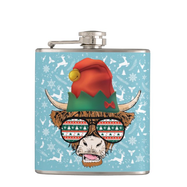 Petaca Guay Santa Cow Adulto Stocking Stuffer (Anverso)