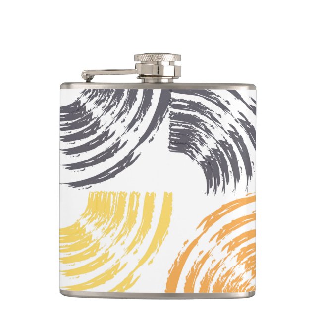 Petaca Guay, trazos de pincel únicos, modernos y urbanos (Anverso)