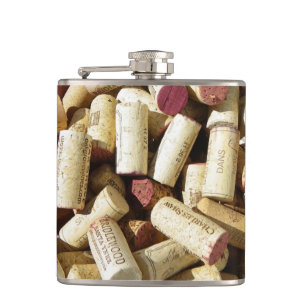Petaca Guay Wine Cork Vinyl Wrapped Flask!