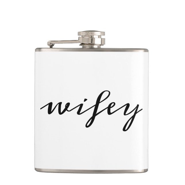 Petaca Guión de Wifey (Anverso)