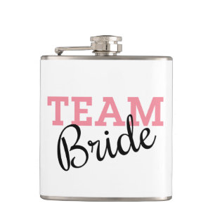 Petaca Guión rosado de Team Bride
