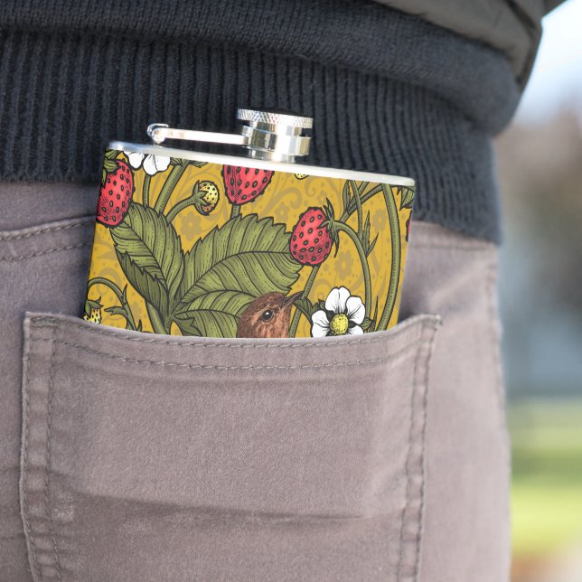 Petaca Guirnaldas y fresas en mostaza (In Situ)