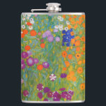 Petaca Gustav Klimt - Jardín de flores<br><div class="desc">Jardín de flores - Gustav Klimt en 1905-1907</div>