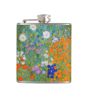 Petaca Gustav Klimt - Jardín de flores