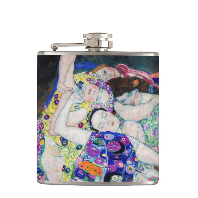 Petaca Gustav Klimt - La Virgen (Anverso)