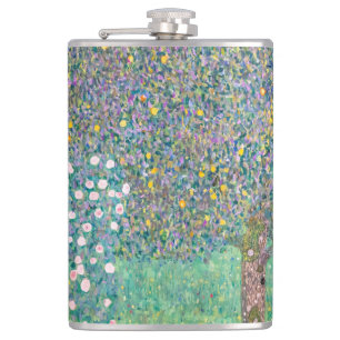 Petaca Gustav Klimt - Rosales bajo los árboles