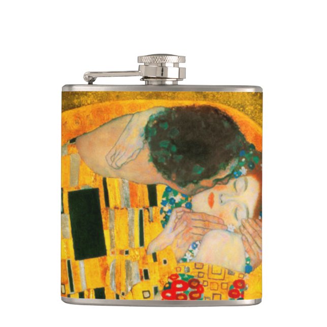 Petaca Gustav Klimt The Kiss (Anverso)