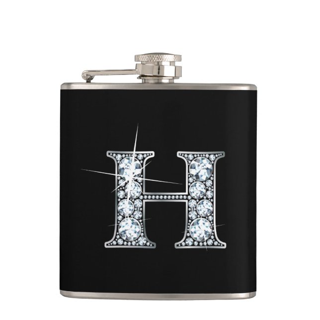 Petaca H "Diamond Bling" Flask (Anverso)