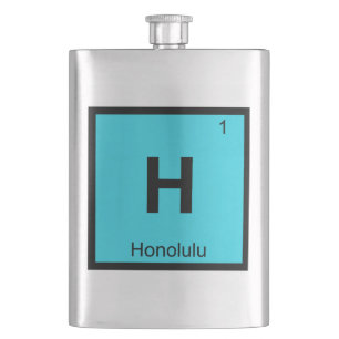 Petaca H - Honolulu Química Tabla Periódica de Hawaii