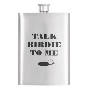 Petaca Hablar de birdie con mi divertido frasco de cadera