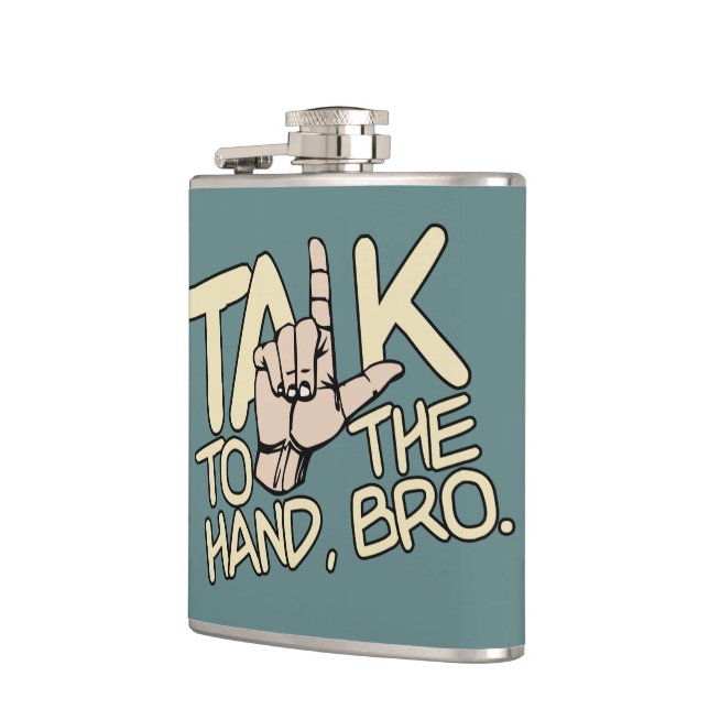 Petaca Hable Con El Espejo Del personalizado De Mano (Izquierda)