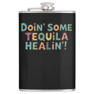 Petaca Haciendo Cura de Tequila
