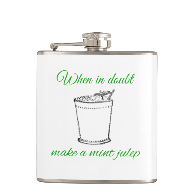 Petaca Haga un frasco del Julep de menta (Anverso)