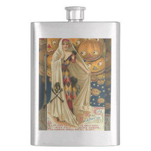 Petaca Halloween antiguo Jack O Lantern Costume mujer