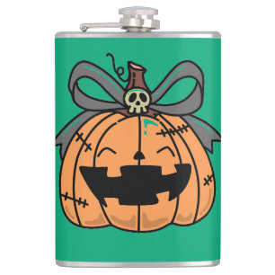 Petaca Halloween,Calabaza Cara Bonita,Divertido ,Jack O'
