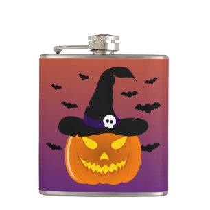 Petaca Halloween Calabaza Jack o’ Lantern Witch Gorra