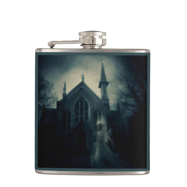 Petaca Halloween - Iglesia embrujada 2 (Anverso)