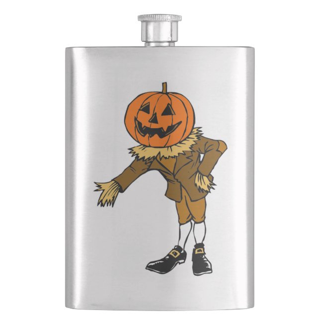 PETACA HALLOWEEN PUMPKIN HEAD SCARECROW PILGRIM (Anverso)