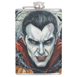 Petaca Halloween, Vampiro Sediento Sediento, Parche de Ca